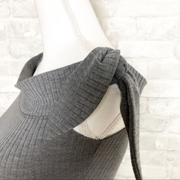 Cosmopolitan at Nordstrom | Yours Truly Heather Grey Body-con Mini Dress XS - Picture 4 of 8